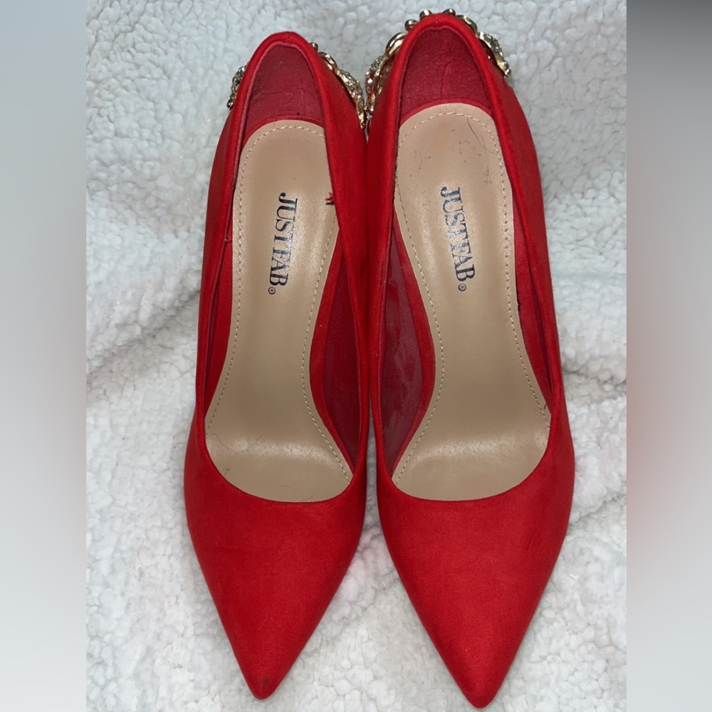 red high heels